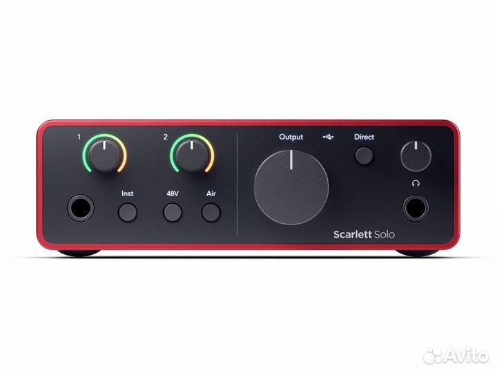 Focusrite Scarlett Solo 4th Gen аудиоинтерфейс