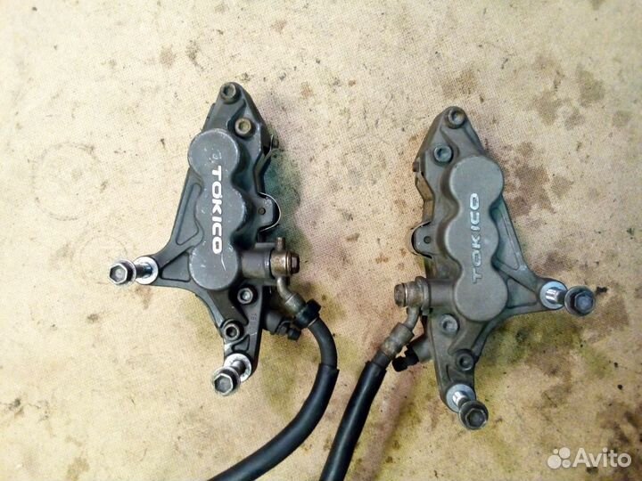 Суппорт передний левый kawasaki zx9 r zx-9 r