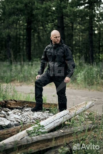 Костюм тактический чёрный камуфляж Захват