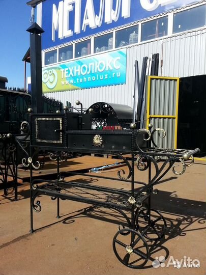 Мангал № 8 А с печкой