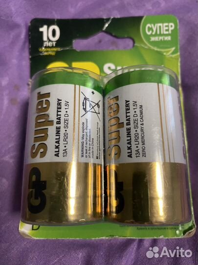 Батарейки gp super 13 A