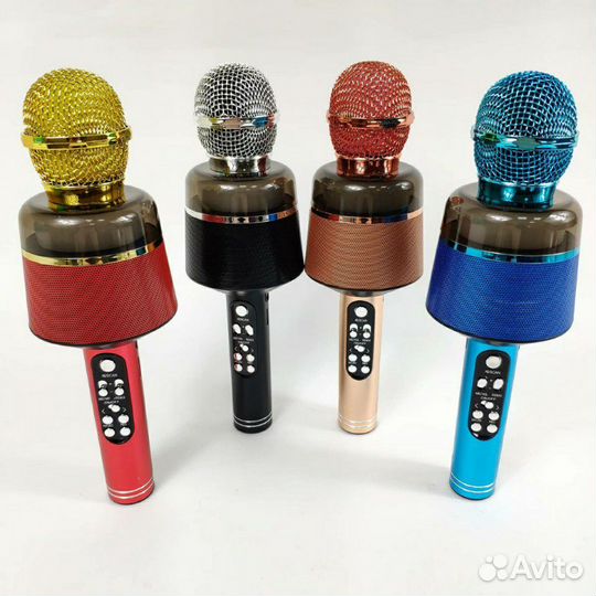 Караоке микрофон с подсветкой Q008