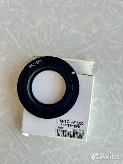Фотопереходник M42-EOS с чипом
