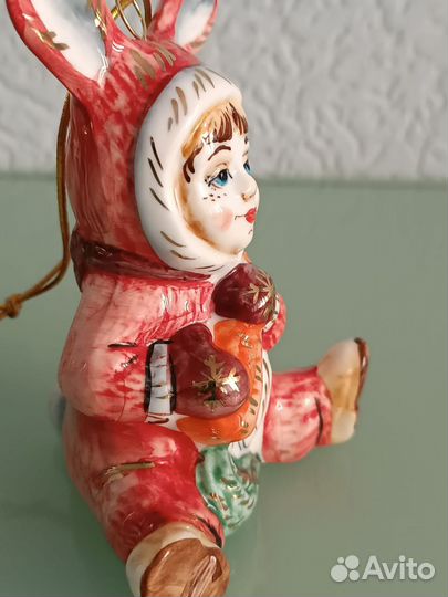 Лефортовский фарфор игрушки ёлочные,статуэтка