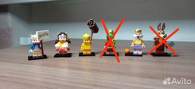 Лего минифигурки looney tunes