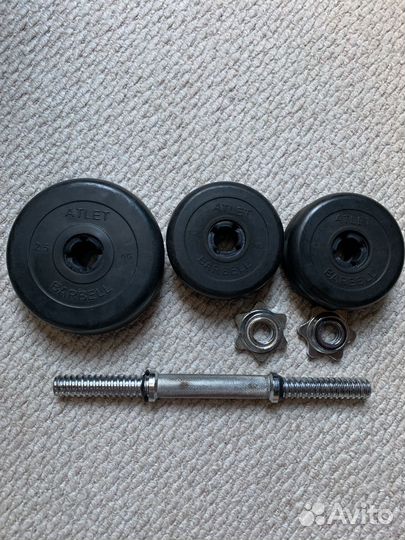 2 Гантели разборные 10 кг + 10 кг