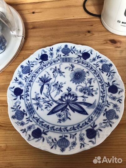 Блюда «Луковый узор, Индийский узор, синий лук