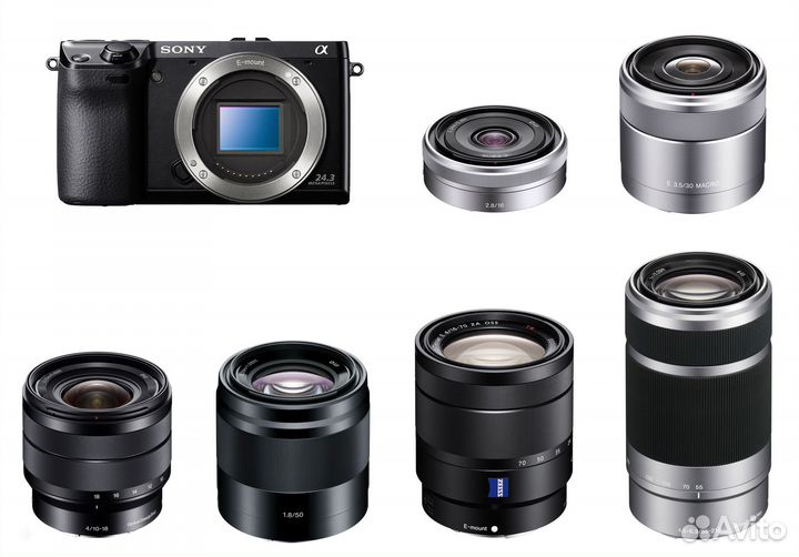 Фотоаппараты Sony E, большой ассортимент