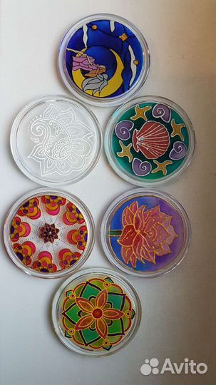 Подсвечник. Витражная роспись