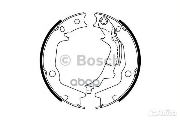 0 986 487 768 колодки барабанные 167x32 Hyundai