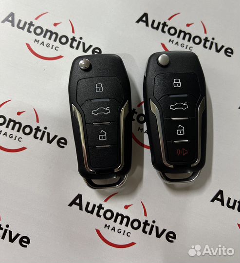 Ключ Ford Focus 2, Focus 3, Mondeo, с привязкой