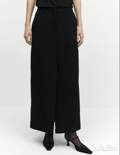 Юбка макси черная