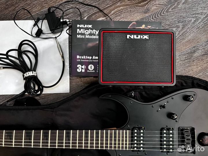 Электрогитара Ibanez GRG131EX-BKF + Цифр. комбик