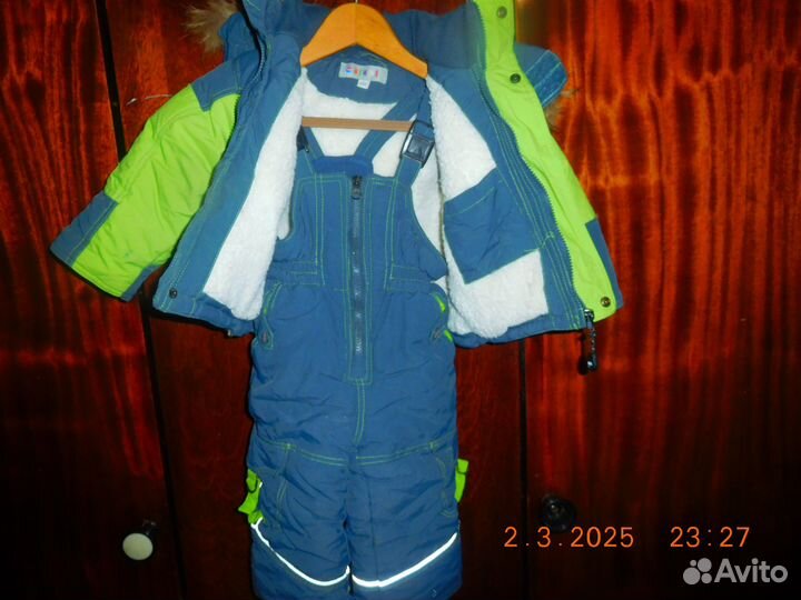 Комбинезон демисезонный утепленный 80 см