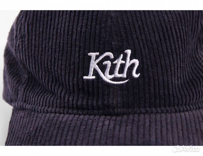 Кепка kith Cap Navy velveteen