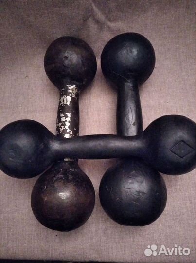 Гантели 2,3,4,5,6. Кг