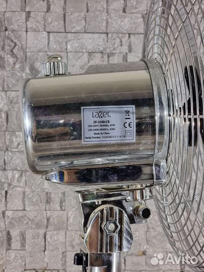 Вентилятор настольный металлический