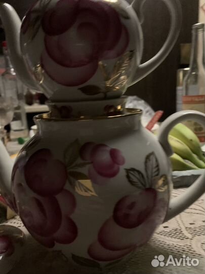 Набор фарфоровых чайниковСоветский фарфор