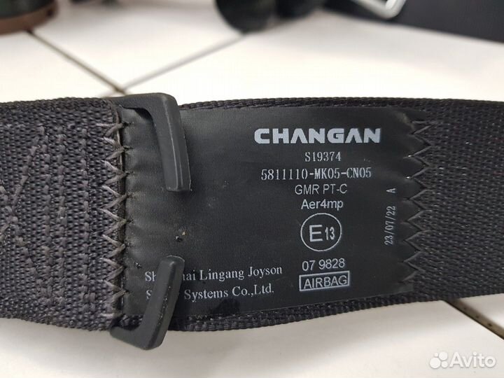 Ремень безопасности передний левый (Changan UNI-T)