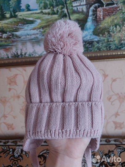 Куртка(парка),для девочки.шапочка в цвет в подарок