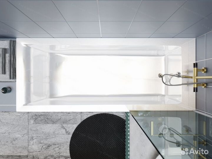 Ванна из литьевого мрамора София 150х70