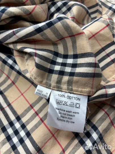 Рубашка Burberry Shirt Nova Check Plated