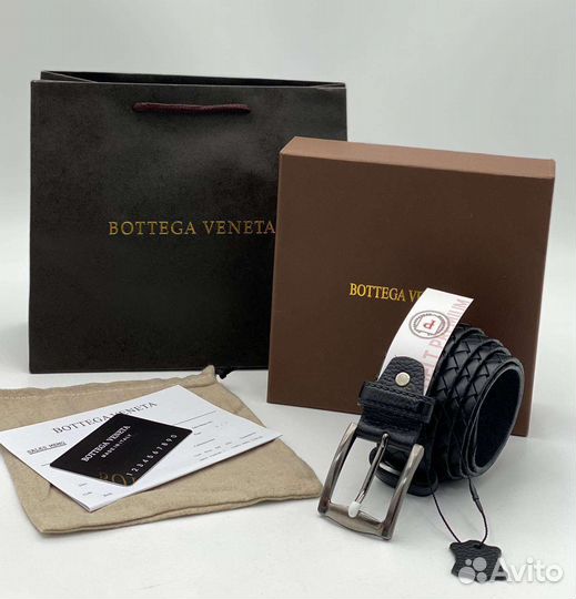 Мужской кожаный ремень новый