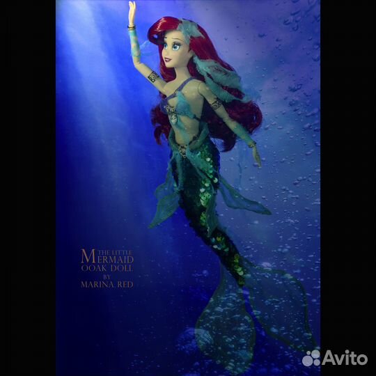 Disney Ариэль лимитированная ооак кукла