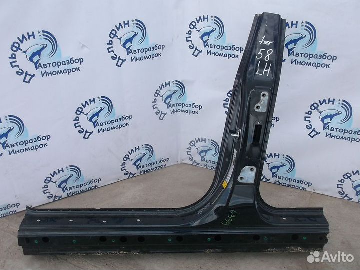 Порог левый со средней стойкой BMW 7 серия E65/E66 2001-2008