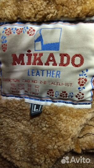 Дубленка зимняя,длинная с натуральным мехом. Фирма