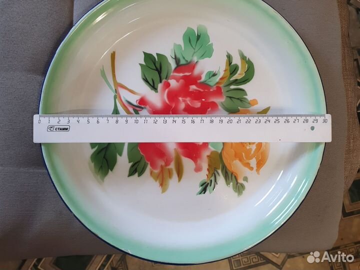 Эмалированное блюдо.Китай.1961 г