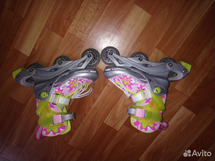 Роликовые коньки детские раздвижные