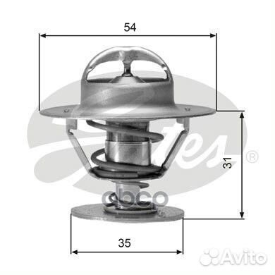 Термостат audi 80/A4/A6/ VW golf 1.9D,2.3V5 -04