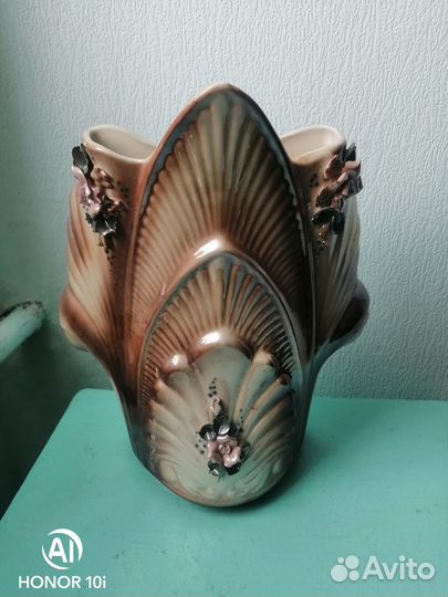 Конфетница цветное стекло