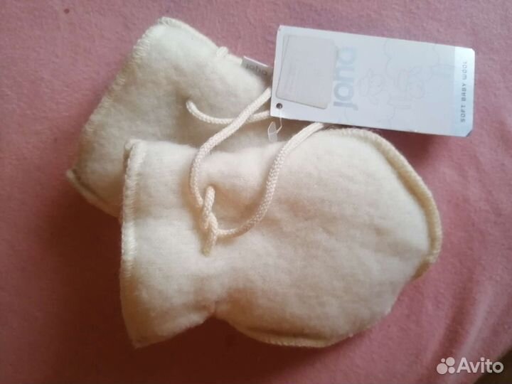 Варежки зимние детские на 1 год