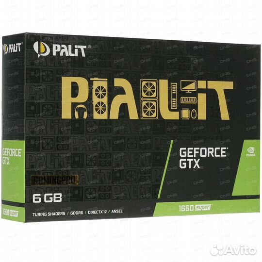 Видеокарта Palit GeForce GTX 1660 super GamingPro