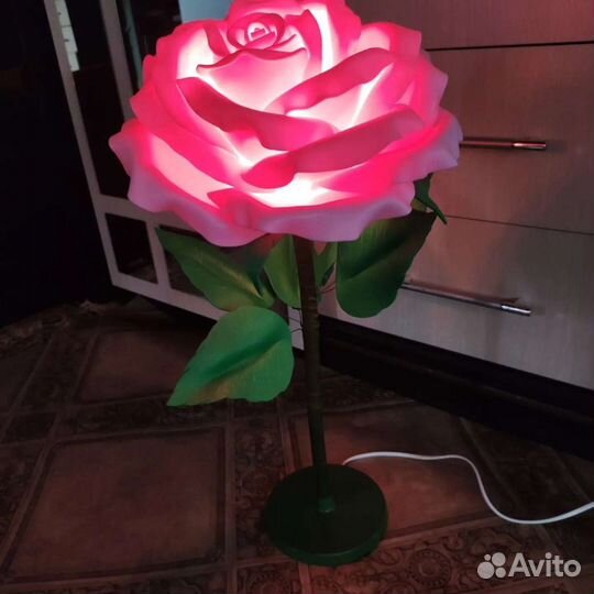 Светильник роза из изолона