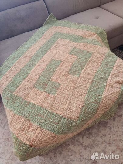 Покрывало вязаное спицами