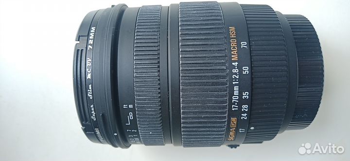 Редкий объектив Sigma 17-70/2.8-4 DC Macro OS HSM
