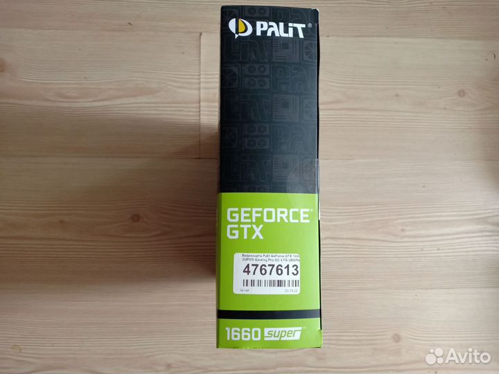 Видеокарта Palit GeForce GTX 1660 super Gaming Pro
