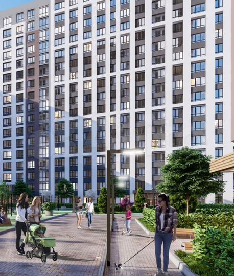 1-к. квартира, 29,9 м², 23/25 эт.