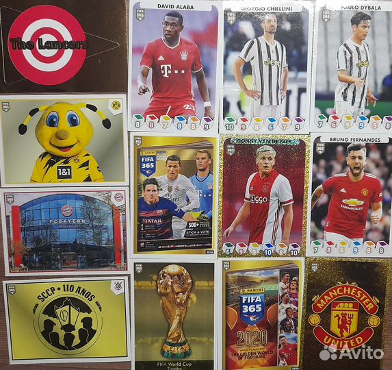 Наклейки panini fifa 365