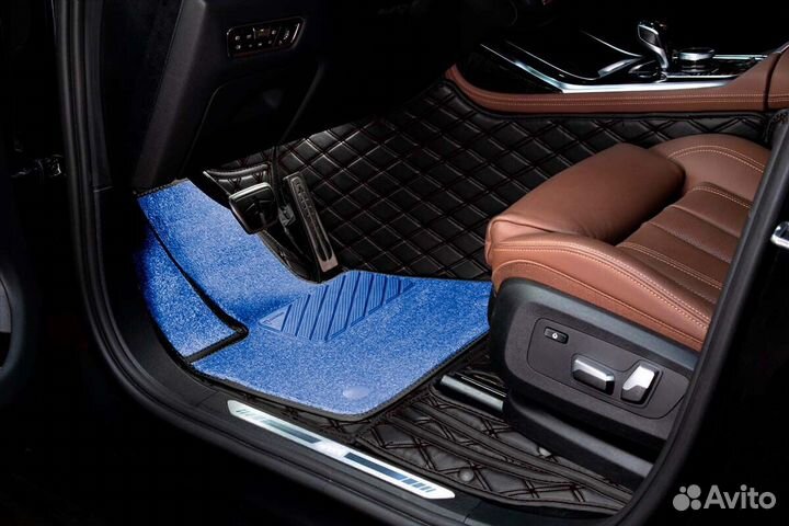 3D Коврики Lexus LX из Экокожи