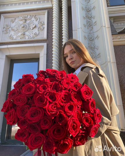 51 роза с доставкой