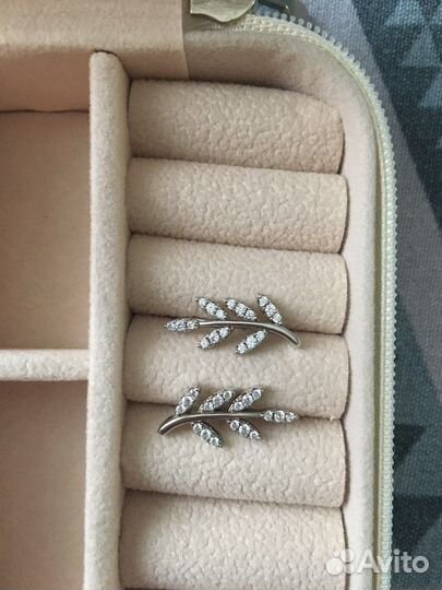 Серьги серебро