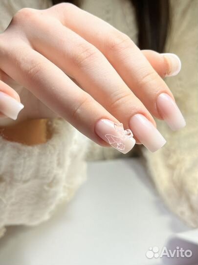 Наращивание и креативные дизайны, арт-маникюр