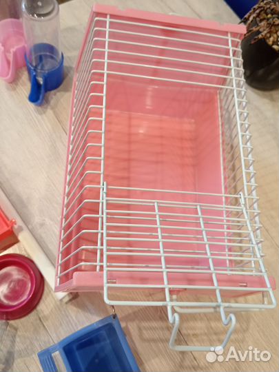 Переноска для птиц, поилки