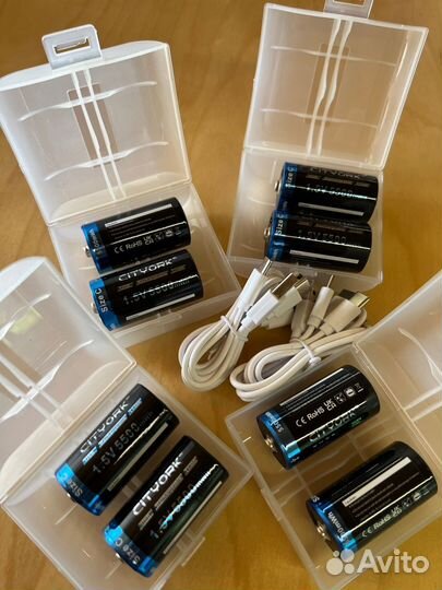 Аккумуляторная батарея размера 1.5 В C Тип C