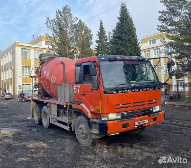 Доставка бетона миксером