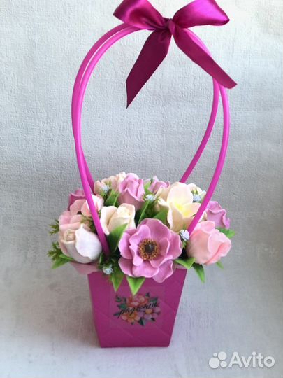 Букеты из мыла ручной работы